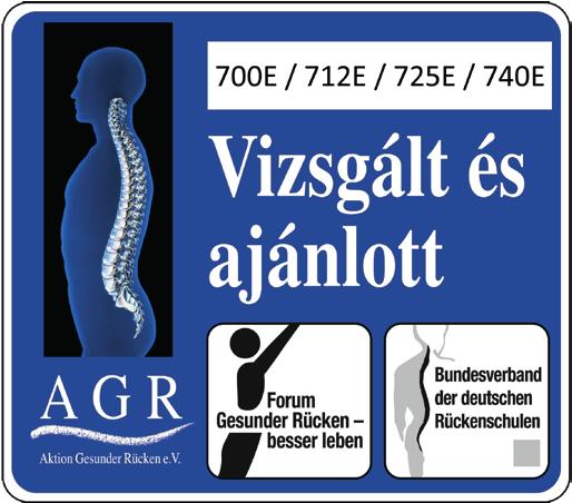 AGR minősítés Milyen tulajdonságokkal kell rendelkeznie a terméknek, hogy a gerincoszlopot és a mozgásszervi rendszerünket optimálisan támogassa és nem jelent terhelést a felhasználó számára?