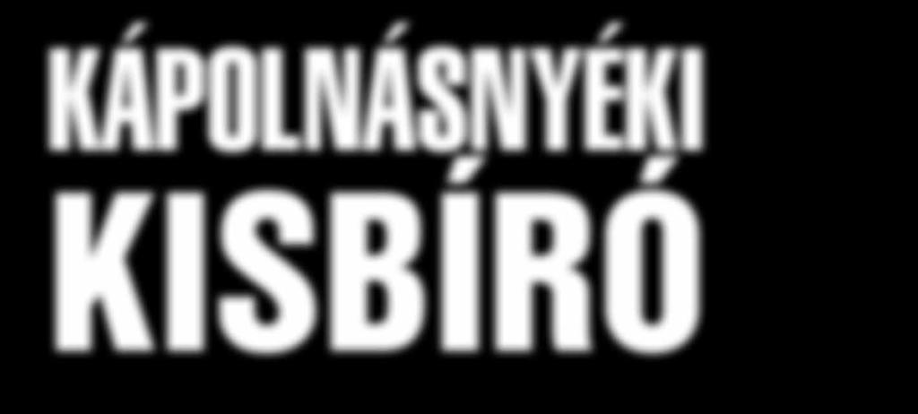 Kedves Lakosunknak!