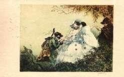Baroque couple, Art Deco