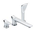 alatti termosztátos kád/ 538300575 kádbefolyó NA 20 kar benyúlása: 170 mm 5350505 falsík alatti, kétlyukas, fali, egykaros mosdócsap fali kifolyó benyúlása: 186 mm 532440575