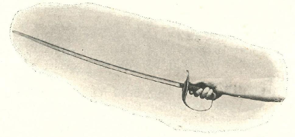 1. ábra - A magyar vívókard és fogása Arlow szerint 2. ábra - az olasz vívókard és fogása Arlow szerint 3.