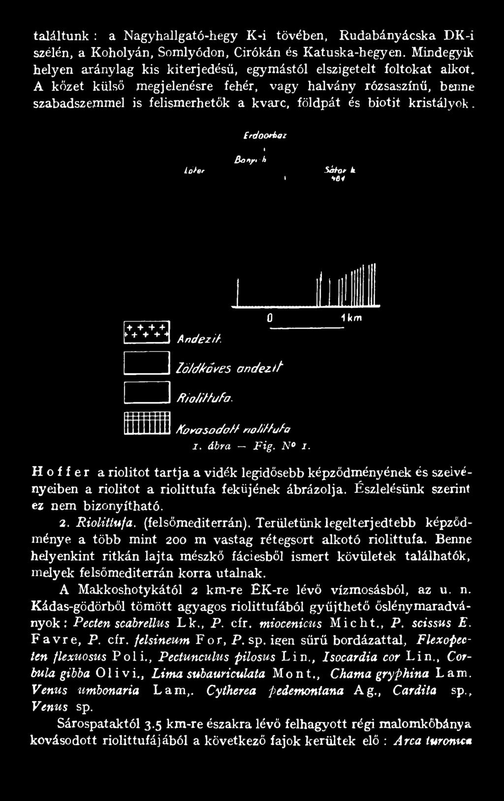 A kőzet külső megjelenésre fehér, vagy halvány rózsaszínű, benne szabadszemmel is felismerhetők a kvarc, földpát és biotit kristályok. ír d o o r h a z Lo+er t Bcn/*-h Sá to r к» *t6 4 -* + + +!