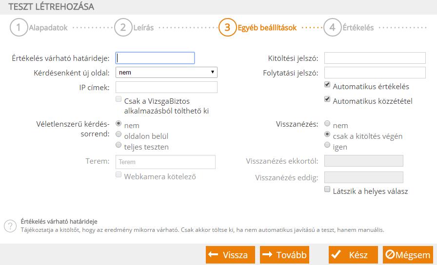 Tájékoztató a CooSpace rendszer vizsgáztatási lehetőségeiről - PDF Ingyenes  letöltés