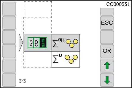 Pos: 0.85 /BA/Info-Center/CCI-ISOBUS-Terminal/CCI-Rundballenpressen/Hauptmenüs/Hauptmenü Zähler/Menü - Gesamtballenzähler Fortima @ 5\mod_39697847508_9.docx @ 938864 @ @ Pos: 0.