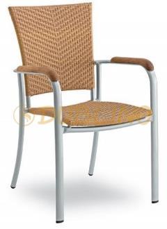 DL MODUS Alumínium vázas éttermi kültéri karfás szék. köszönhetően ideális választás.