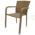polyrattan fonatos modern  lapos polirattan fonatos szék.