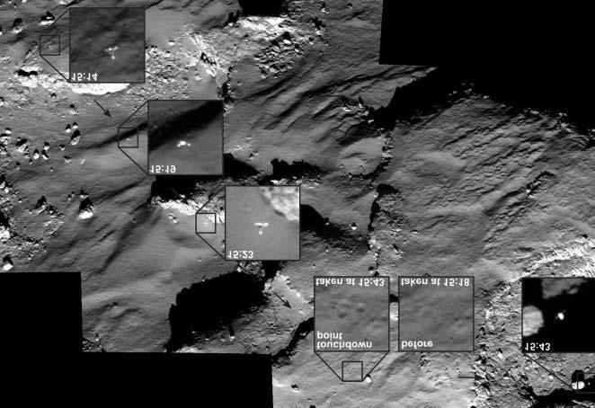 274 Meteor csillagászati évkönyv 2016 A Philae tudományos mûszerei közül a több elembôl álló MUPUS (Multi-Purpose Sensors for Surface and Subsurface Science) a felszínen és a közvetlenül a felszín