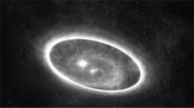 310 Meteor csillagászati évkönyv 2016 köszönhetôen a fiatal kettôscsillagok képein jól elkülönülnek az egyes csillagok körüli korongok, és a kettôs rendszert bizonyos esetekben körülvevô nagyobb