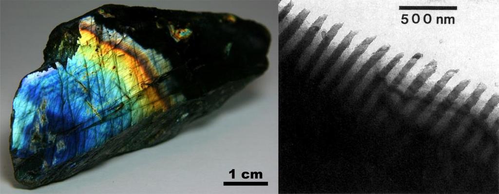 2.2. Természetben előforduló fotonikus kristályszerkezetek Az élő és élettelen természet a fotonikus nanoszerkezetek páratlanul gazdag tárháza.