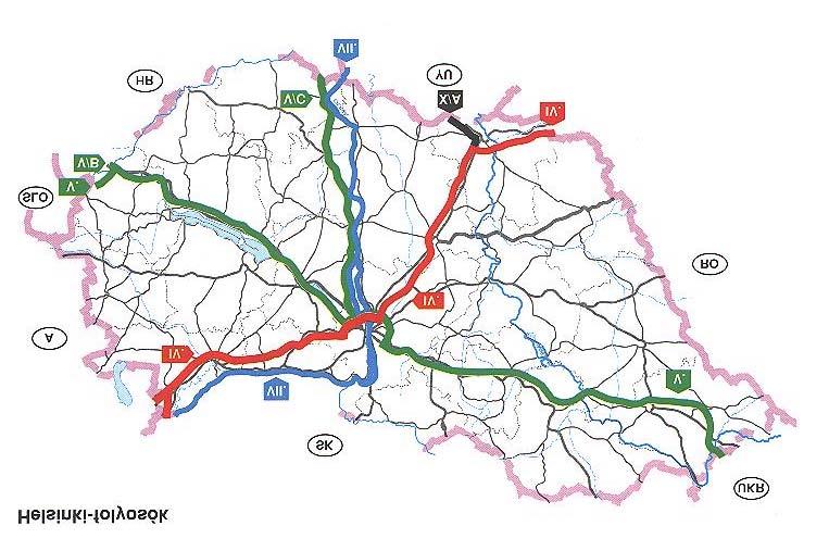 8 MTA VILÁGGAZDASÁGI KUTATÓ INTÉZET terhelt úthálózatán, az országos térszerkezet szempontjából pedig tartósítana, megerősítene egy olyan állapotot, amelyet mind a deklarált területfejlesztési és