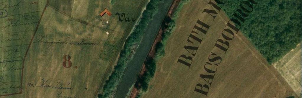 A légifelvételen kirajzolódó L-alakzat megfelel a