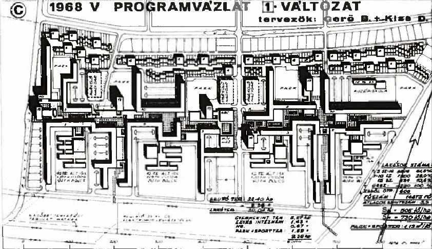 terve Dénesi Ödön ötletei alapján) 2. kép: 1968 V.
