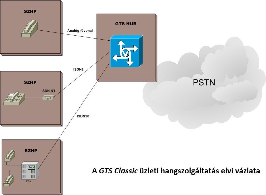 Az Előfizetői Hozzáférési Pont (EHP) az egyes végpontokon biztosított, GTS által biztosított végberendezésnek a megrendelőlapon meghatározott fizikai csatlakozója, amelyhez az előfizető a hálózatát
