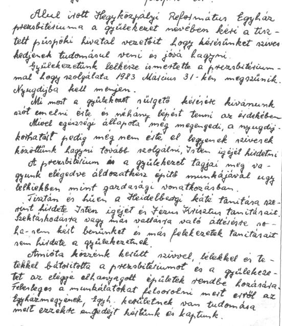 Tisztelt Püspöki