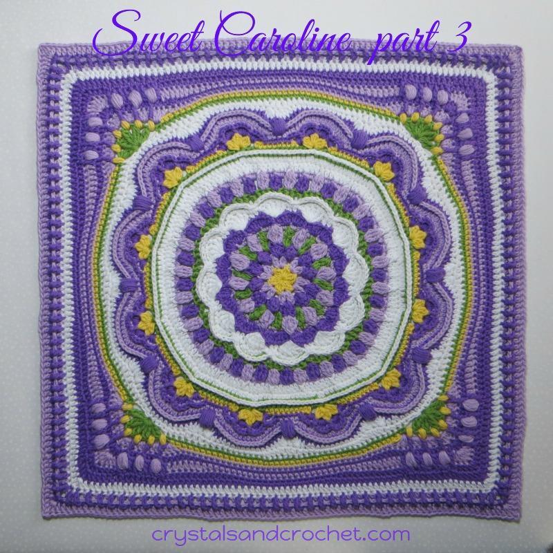 Sweet Caroline Copyright: Helen Shrimpton, 2017. Minden jog fenntartva. Készítette: Helen at www.crystalsandcrochet.com 3.