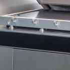 operator required due to ergonomic seal bar arrangement Space saving