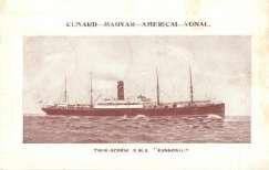 RMS Victorian o cean liner of