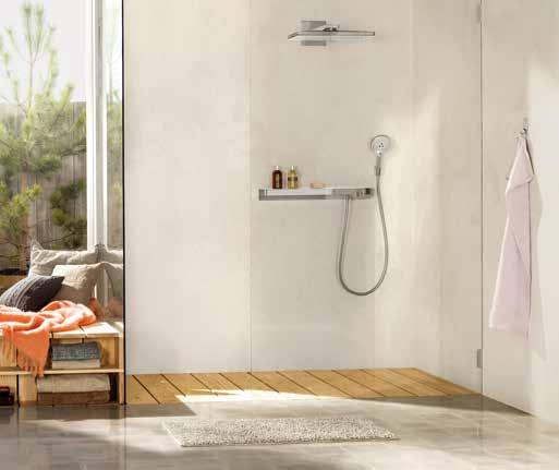 Rainmaker Select: Kiváló megoldások megnövekedett igényekhez A modern fürdőszobák esetében világosan látszik a trend: a zuhanyzó egyre nagyobbá és a fürdőszoba központjává válik.