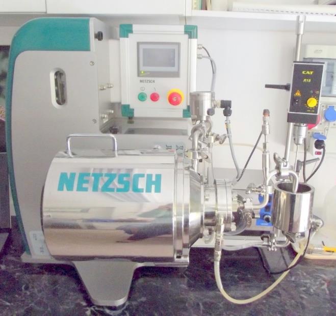 Őrlés Keverőmalmok: Netzsch MiniCer - Nagy energiasűrűségű malmok, a dobmalmok családjába