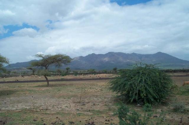 Etióp-magasföld Meredeken emelkedik ki környezetéből ez az óidei röghegység.