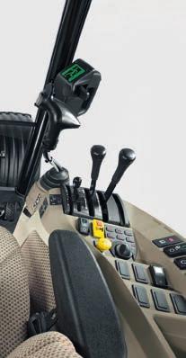 21 ERGONÓMIKUS KEZELŐSZERV ELRENDEZÉS ÉS SZÍNKÓDOS KIJELZŐ Innovatív kezelőszerv konzol, ergonomikus