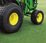 6 Hóláncok Az első és hátsó hóláncok könnyen felhelyezhetők a traktor