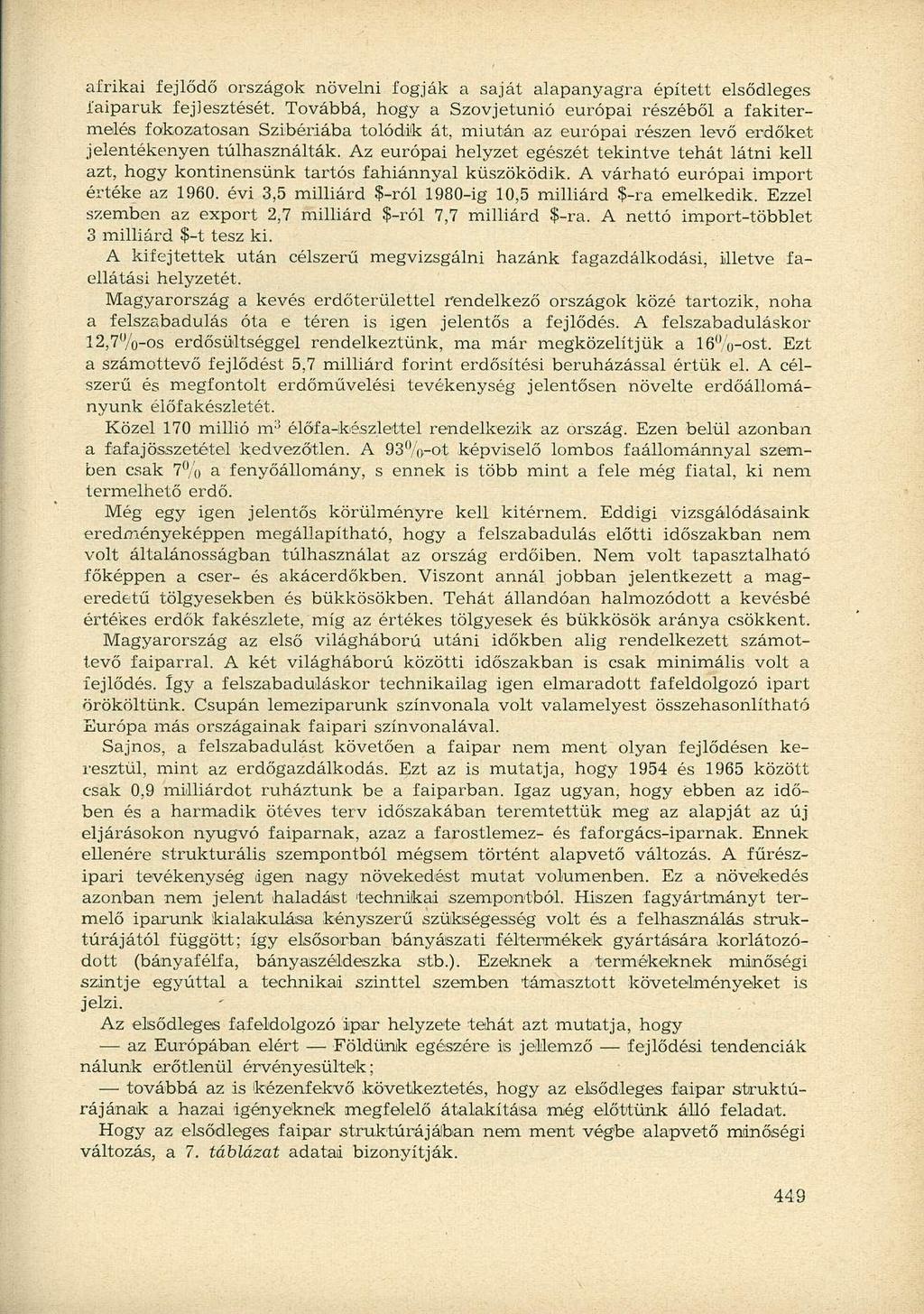 afrikai fejlődő országok növelni fogják a saját alapanyagra épített elsődleges faiparuk fejlesztését.