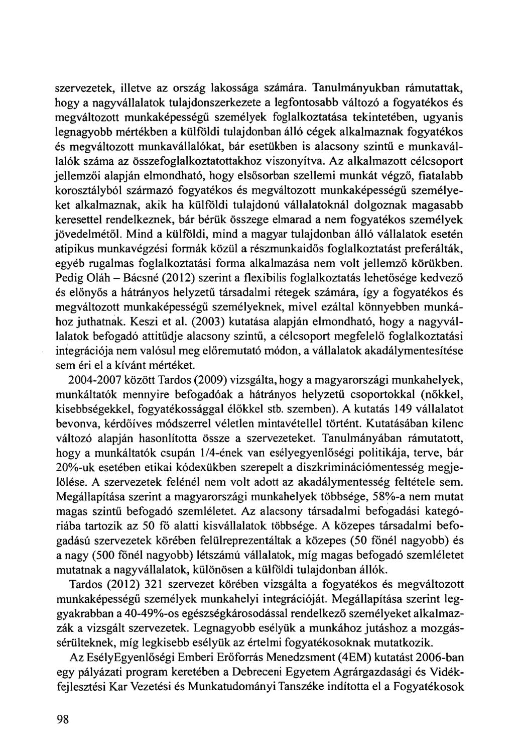 szervezetek, illetve az ország lakossága számára.
