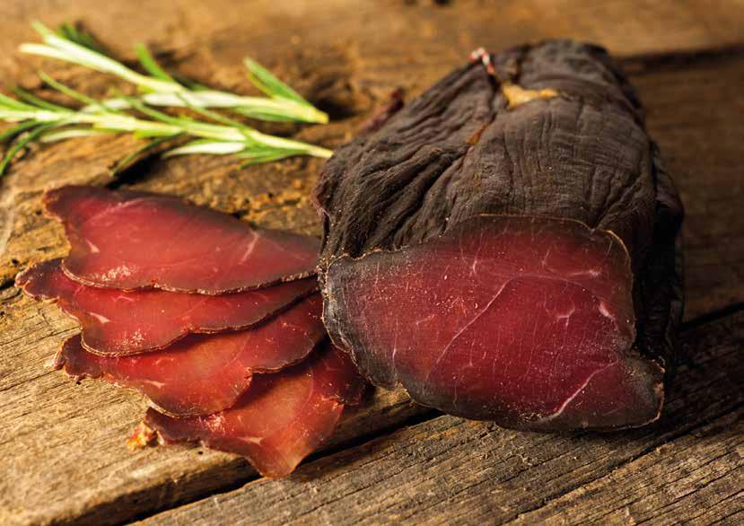 BRESAOLA Vaddisznó BRESAOLA Régi, hagyományokhoz hű módszert használunk a Vaddisznó Bresaola elkészítéséhez.