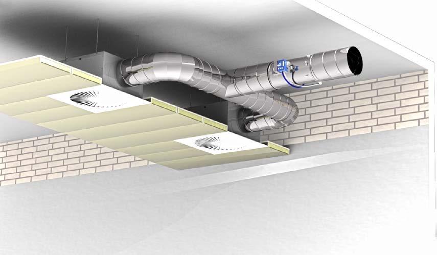 Változtatható térfogatáram-szabályozás VARYCONTROL Alapvető információ és meghatározások A gyorskiválasztó táblázatokban olvashatóak a helyiségben várható hangnyomásszintek az áramlási zajra és a