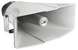 : 30x40x23cm, tömeg: 12kg 140124 IPSP60W-X-EXT Kültéri hangszóró: tölcséres hangszóró; beépített erősítő és IPSpeaker Ethernet vezérlő kártya 60 Watt maximális teljesítmény; vízszintesen és