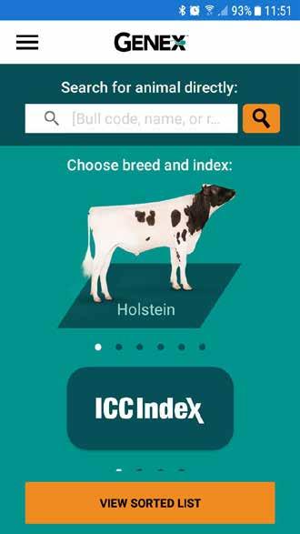 Új bikakereső applikáció Mobiltelefonra letölthető alkalmazás Több mint 40,000 bika tenyészérték és pedigré adatai ios, Android, Windows Holstein, Jersey, Brown Swiss, Guernsey, Ayrshire, Tejelő