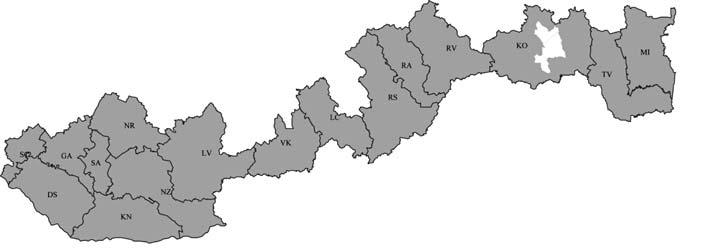 TANULMÁNYOK LELKES GÁBOR Területi különbségek a dél-szlovákiai vállalkozói térben GÁBOR LELKES 316.4(437.6) TERRITORIAL DIFFERENCES IN THE ENTREPRENEURIAL RANGE OF SOUTHERN SLOVAKIA 330.35(437.6) 323.