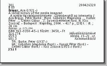 $aKiss$d1955-$jZsuzsa# 900 $aj Sz I# 910 $a200426320# 930