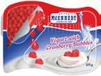 töltött, cola ízű zselégolyóval / vörösáfonyalével