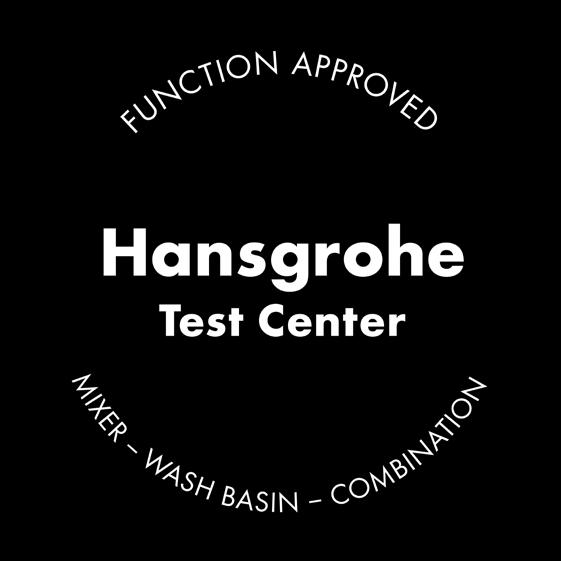Öt különböző kerámiai típust teszteltek a Hansgrohe ComfortZone tesztben: Mosdókagyló mögötti csaptelep Mosdókagylón elhelyezkedő csaptelep