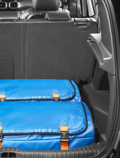LJ SZÁLLÍTS 3 AKÁR 1506 L A CITROËN C3 PICASSO utastere könnyen variálható : 1 a csúsztatható hátsó ülésekkel