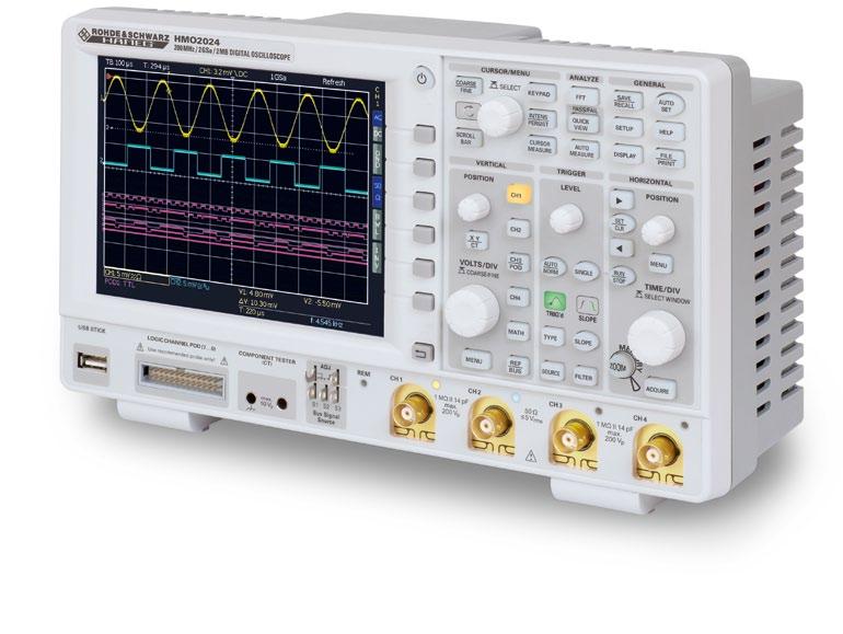 Great Value 350 MHz-es 2 [4] csatornás digitális oszcilloszkóp HMO 3522 [HMO 3524] 250 MHz-es 4 csatornás digitális oszcilloszkóp HMO2524 3.100,- -tól 3.