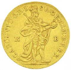 1698N-B/I-B 1/6 Ducat Au Leopold I Baia Mare (0,57g) C:VF