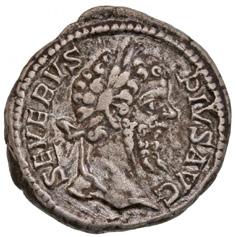 Denarius Ag IMP CAES P SEPT GETA PIVS AVG / PONTIF TR