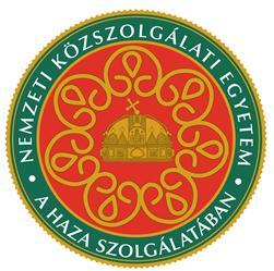 Hatály: 2016. XII. 17 NEMZETI KÖZSZOLGÁLATI EGYETEM SZERVEZETI ÉS MŰKÖDÉSI SZABÁLYZAT (EGYSÉGES SZERKEZETBEN a 33/2012. (IV. 16.) ISZ határozat, a 35/2012. (V. 8.) ISZ határozat, a 45/2012. (V. 30.