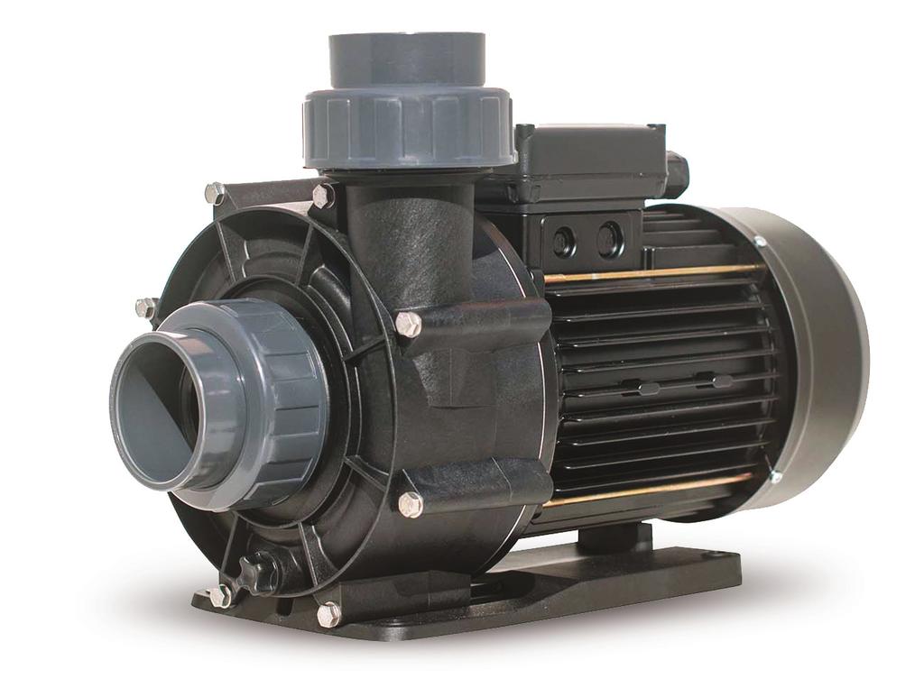 CL pumps: Without prefilter pumps ideal for spas, countercurrents and other applications.