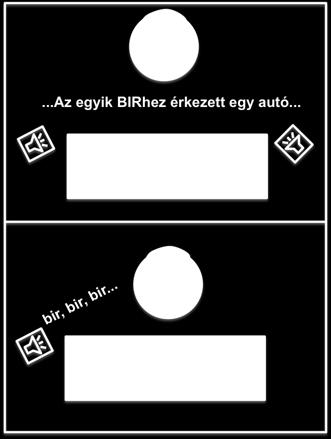 Minden mondatban elhangzott ugyanaz a kitalált szó toldalékolt formában: a babák egy része egy magas magánhangzós szót hallott (pl.