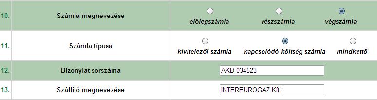 Térjünk vissza az űrlaphoz és javítsuk!