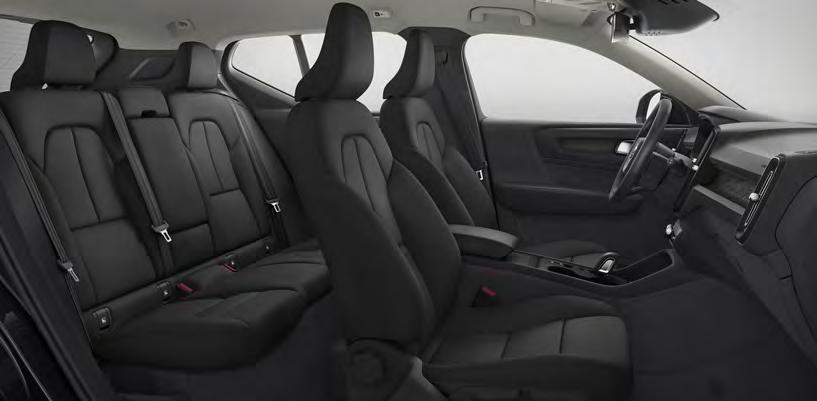 XC40 utasterében.