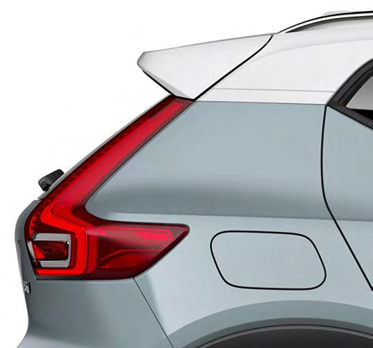 Fusion piros metál (Csak az XC40 Momentum modellhez) FEHÉR TETŐFÉNYEZÉS A