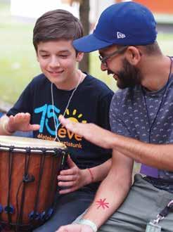 years. Often, volunteers feel a positive, personal change due to their camp experience.