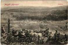 1899 Sunset ove r the