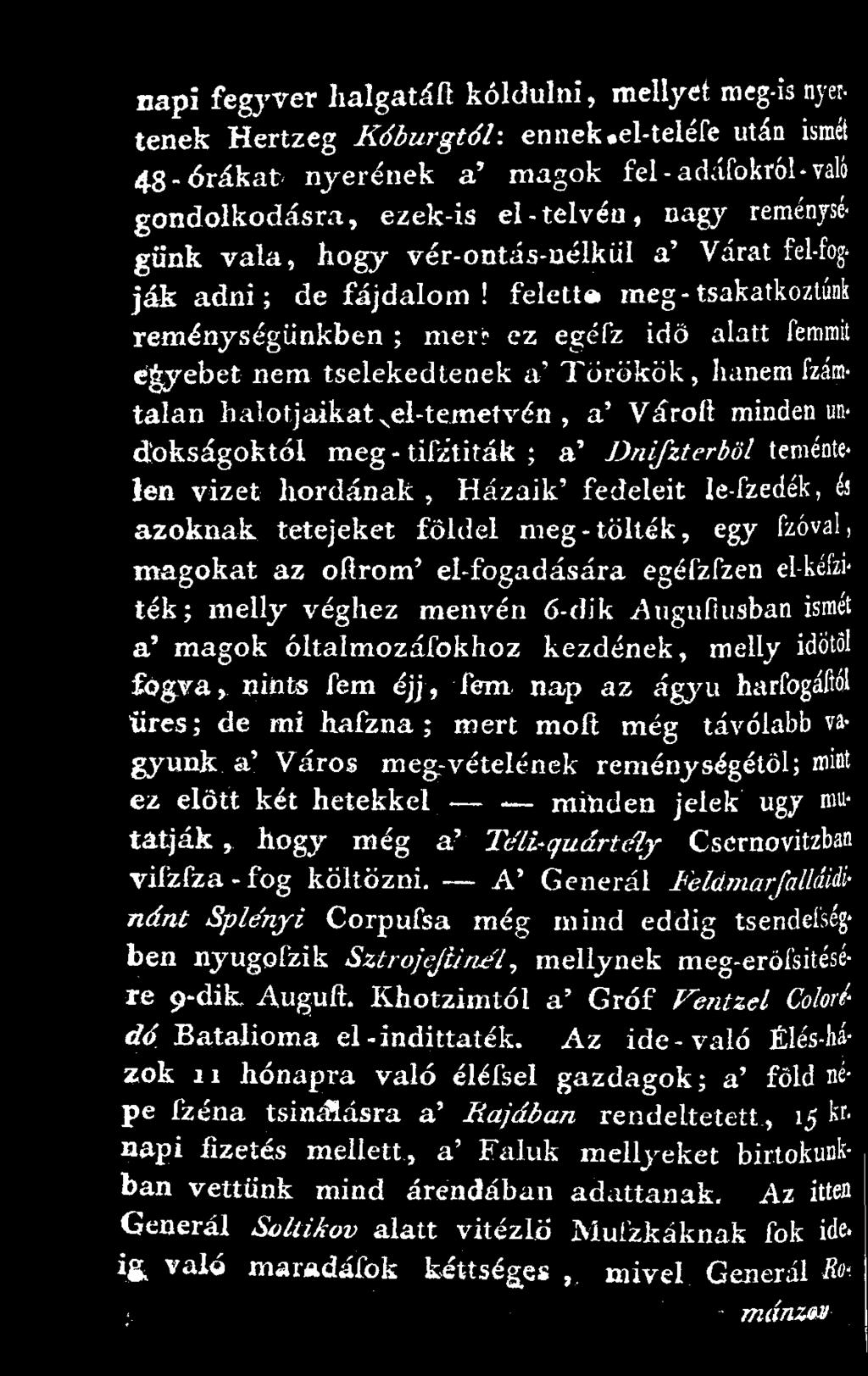 felett* meg-tsakatkoztúnk reménységünkben ; mer?