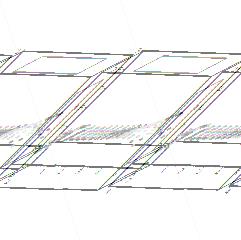 17. ábra). Az egy síkban lévő termikusan aktív felületek - ablak alatti radiátor esete (4.18. ábra). Az elkészített Maple programok grafikus megjelenítése révén a helyiségben 30-50 cm-es osztástávolságú raszterhálóban mutatják a sugárzási hőmérsékletaszimmetria értékeit.